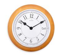 Acctim - Newton Wall Silent Clock, Modern, Analogue, Round, Light Wood
