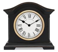 Acctim 33283 Falkenburg Mantel Clock, Black