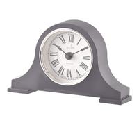 Acctim 36967 Napoleon Quartz Battery Mantle Mantel Clock in Aston Grey with Clear Roman Numerals 'Harston'