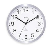 Acctim 74337 Mason Radio Controlled Wall Clock, Silver