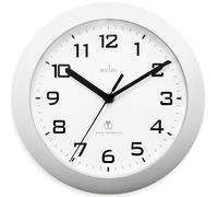 Acctim 74367 Peron Radio Controlled Wall Clock, Silver, 23 cm l x 23 cm w