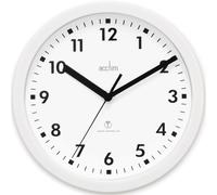 Acctim 74662 Nardo 20cm Radio Controlled White Wall Clock