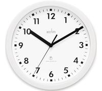 Acctim 74662 Nardo 20cm Radio Controlled White Wall Clock