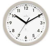 Acctim 74667 Nardo 20cm Radio Controlled Grey Wall Clock