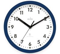 Acctim 74669 Nardo 20cm Radio Controlled Midnight Blue Wall Clock