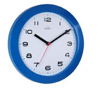 Acctim Wall Clock, Blue, One Size