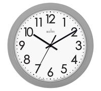 Acctim Abingdon Wall Clock, Quartz Movement, Grey, 21890
