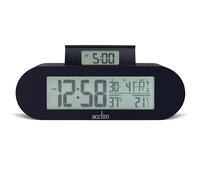 Acctim Alarm Clock Kian 16103 - Digital, Crescendo Alarm, Date, Temperature & Humidity - Soot