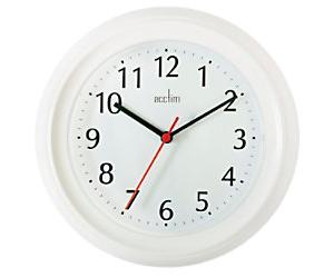 Acctim Analogue Clock White 22 x 22 x 3.5 x 22 cm