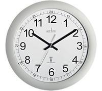 Acctim Analogue Wall Clock 74417 30 x 3cm Silver