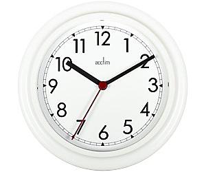 Acctim Analogue Wall clock White 23 x 23 x 4 x 23 cm