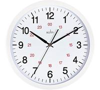 Acctim Analogue Wall Clock White 35.5 x 35.5 x 5.1 x 35.5 cm