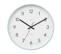 Acctim Aster Non-Ticking Sweep Sleek Wall Clock (Mint Humbug)