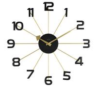Acctim Astraea Gold/Black Spoke Wall Clock