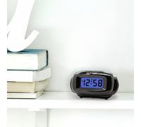Acctim Aura LCD Alarm Clock - Black