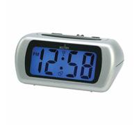 Acctim Auric Silver LCD AM/PM Indicator Alarm Clock with snooze function - 12340