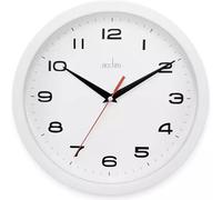 Acctim Aylesbury Quartz Wall Clock 245mm Diameter White - 92/301