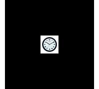 Acctim 92/302 Aylesbury Wall Clock, Black, 25.5 Cm H X 25.5 Cm W X 3.5 Cm D