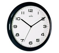 Acctim Aylesbury Wall Clock Blk 92/302 NEW