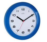 Acctim Wall Clock, Blue, One Size