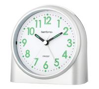 Acctim Bentima 14707 Sweeper One' Non-Tick Silver Alarm Clock