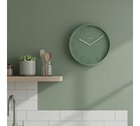Acctim Bold Flood Cloverfield 30cm Wall Clock - Green