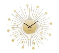 Acctim Lohne Metal Analogue Quartz Wall Clock, 49cm, Brass - RRP £100.00