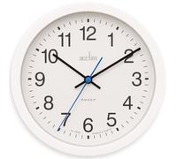 Acctim Bromham Non Ticking Sweep Seconds Hand Wall Clock 20cm Diameter (White)