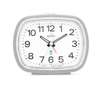 Acctim Camille Analogue Alarm Clock Quartz Luminous Hands Chrome Bezel