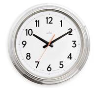 Acctim Clayton Large Chrome Effect Quartz Wall Clock 40cm