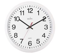 Acctim Controller Wall Clock 35.5cm White 93/704, 35.5 cm L x 35.5 cm W