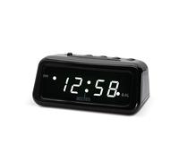 Acctim Cory 0.6 inch LED Display USB-C Smart Connector® Digital Alarm Clock (White LED)