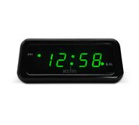 Acctim Cory Black & Green Digital Alarm Clock