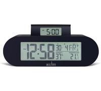 Acctim Alarm Clock Kian 16103 - Digital, Crescendo Alarm, Date, Temperature & Humidity - Soot