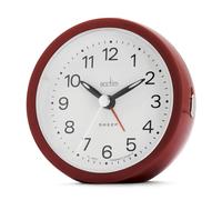 Acctim Elana Analogue Alarm Clock Non Ticking Sweep Quartz Luminous Hands (Shiraz)