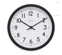 Acctim Elstow 22843 Wall Clock in Soot Black