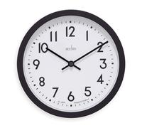 Acctim Elstow Small Kitchen Wall Clock Quartz Retro Style 20cm in Dark Grey Acctim Dark Grey