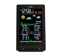 Acctim Ermir Six-in-One Wireless Barometric Weather Station with Outdoor Sensor - Graphite Grey, Grey