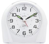 Acctim Europa Analogue Alarm Clock Non Ticking Sweep Quartz Luminous Hands Ener