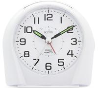 Acctim Europa Analogue Alarm Clock Non Ticking Sweep Quartz Luminous Hands Ener