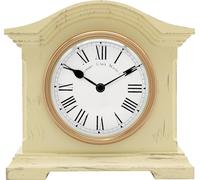 Acctim Falkenburg Distressed Mantel Clock Quartz Cream