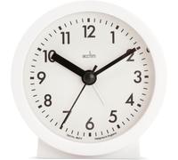 Acctim Gaby Small Analogue Alarm Clock White
