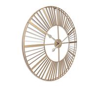 Acctim Gardner Extra Large Outdoor/Indoor Wire Frame Skeleton Wall Clock Gold
