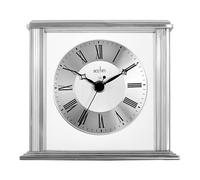 Acctim Mantel Clock, Metal, Silver, 13.7 x 15.5 x 6.8