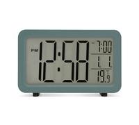 Acctim Harley Blue LCD Alarm Clock 7cm - Size: 5 x 11 x 7cm - Wilko