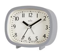 Acctim Hilda Analogue Alarm Clock Non Ticking Sweep Crescendo Alarm Backlight Retro Pigeon