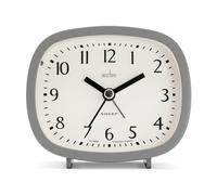 Acctim Hilda Analogue Alarm Clock Non Ticking Sweep Crescendo Alarm with Backlight in Light Grey Acctim Light Grey