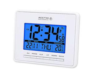 Acctim 'Infinity' Digital Multi Function Display Clock Blue