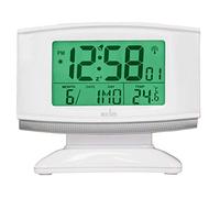 Acctim Integra 2 71942 Radio Controlled Smartlite Alarm Clock in White and Silver