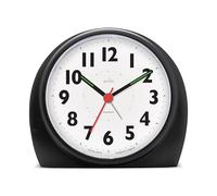 Acctim Jefferson Jumbo Sweep Alarm Clock, Large Display (Black)